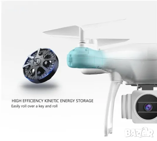 Дрон за правене на видео и снимки DRON HJMAX 4K FPV, снимка 4 - Дронове и аксесоари - 49002465