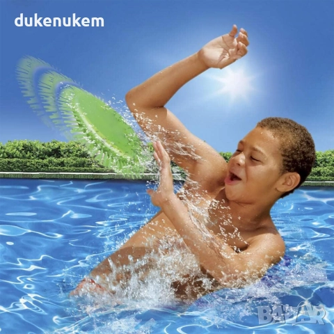 Комплект от 2 водни фрисбита, 17 см – играчка за басейн и плаж, снимка 2 - Други - 52547246