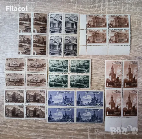 СССР 1946 г. Изгледи от Москва пълни серии MNH