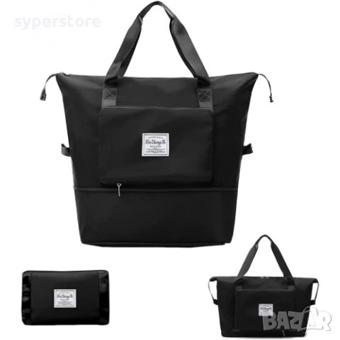 Пазарска чанта сгъваема многофункционална, водонепромокаема Digital One SP00777 и за дръжка за куфар