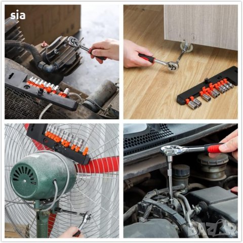 Тресчотка с вложки 4-13мм - 12 части, снимка 2 - Аксесоари и консумативи - 41734901