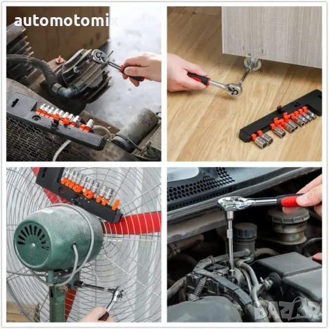 Тресчотка с вложки 4-13мм - 12 части, 25221, снимка 6 - Аксесоари и консумативи - 48784564