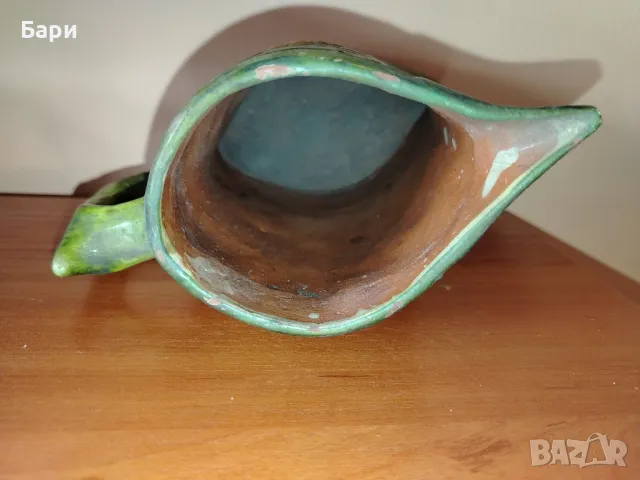 Стара красива кана - Троянска керамична, снимка 8 - Колекции - 50201212