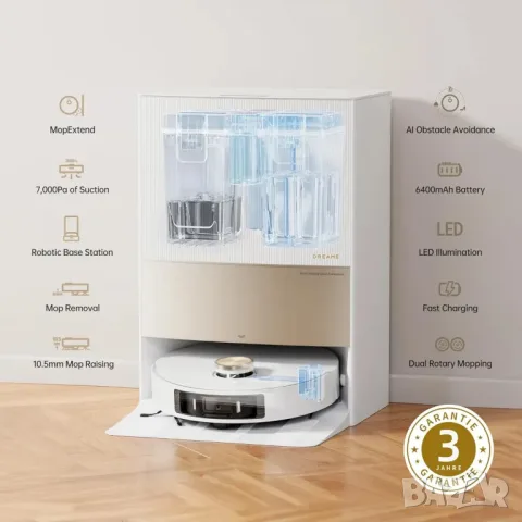 Прахосмукачка робот Dreame L20 Ultra, снимка 2 - Прахосмукачки - 56350656