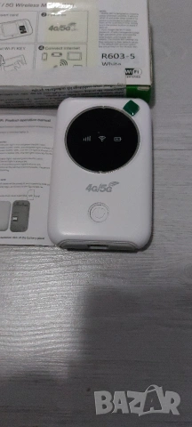 4G/5G LTE безжичен мобилен Wi-Fi рутер R603-5 White (работи с всички оператори), снимка 3 - Рутери - 53232229