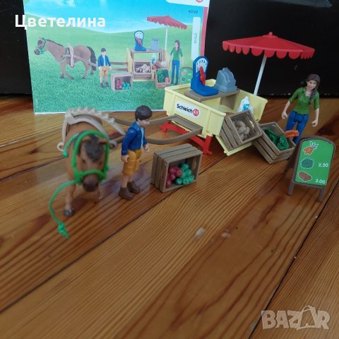 Schleich мобилен щанд 42528, снимка 3 - Фигурки - 44419004