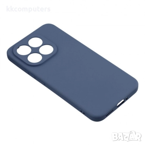 Силиконов кейс iPaky матиран, За Xiaomi 15T, Тъмносин, снимка 3 - Калъфи, кейсове - 52964251