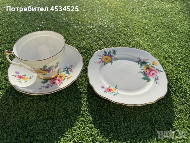 Английски порцеланов сервиз Paragon “Regent” – Fine Bone China, England, снимка 4 - Антикварни и старинни предмети - 52438981