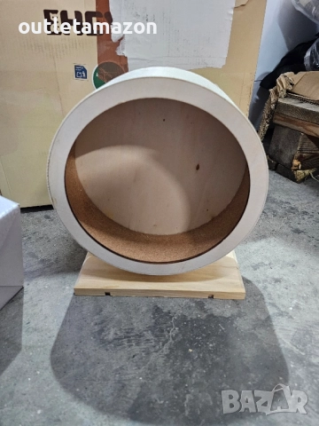 Дървено колело за гризачи/хамстери