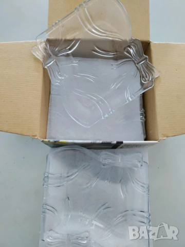 Комплект стъклени чинийки Кaveh glass, снимка 3 - Чинии - 53591139