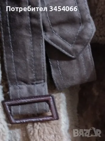 Нова мъжка шуба с подплата агнешка кожа. , снимка 6 - Палта - 48543226