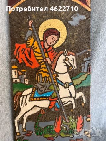 икона , снимка 2 - Антикварни и старинни предмети - 52886857