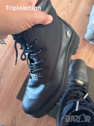 Timberland Lyonsdale 6 in boot black full grain 41.5, снимка 5 - Дамски боти - 52376956