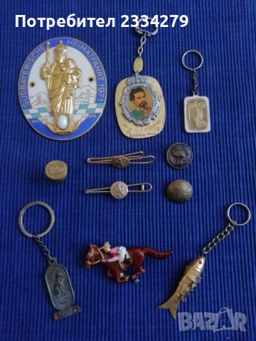 Стара канкалерия, брошки, медальони, ключодържатели,щипка за вратовръзки. , снимка 2 - Антикварни и старинни предмети - 52956902