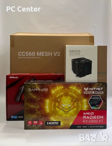 Геймърски компютър AMD Ryzen 9 5900X, RX 6900 XT 16GB, 32GB ram, снимка 8 - Геймърски - 52128381