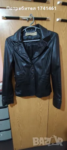 Дамско яке от естествена кожа, снимка 1