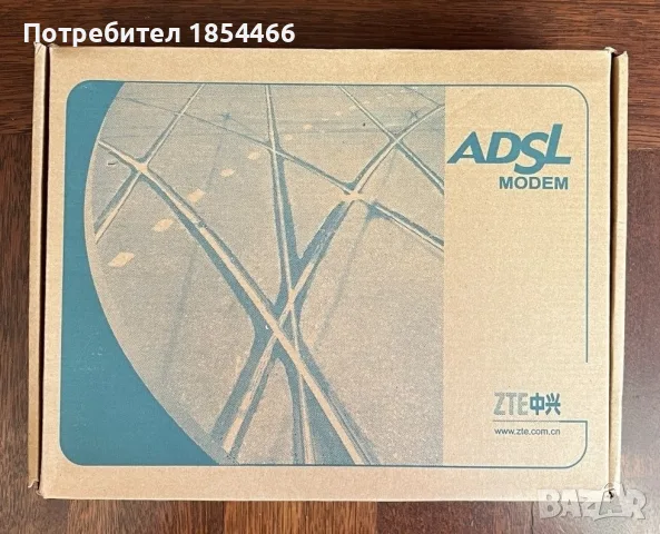 НОВ рутер ADSL BTK ZTE zxdsl 531b модем