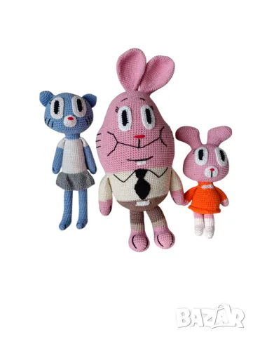 Татти и Мисифу плетени играчки , снимка 9 - Плюшени играчки - 44697886