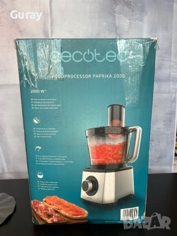 Кухненски робот Cecotec Paprika 1300 Full 2000W - като нов, снимка 6 - Кухненски роботи - 53786268