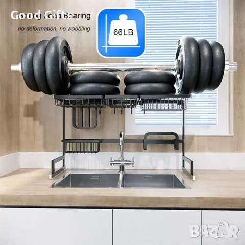 Отцедник за съдове, Органайзер за кухня със сушилник за съдове, снимка 4 - Други стоки за дома - 49761188