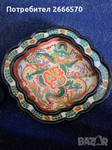 Китайска порцеланова чиния, снимка 11 - Антикварни и старинни предмети - 41271004