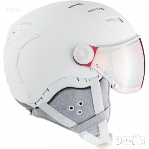 ALPINA Jump 2.0 QVM 59-61 нова оригинална унисекс каска с визьор, снимка 2 - Зимни спортове - 34263789