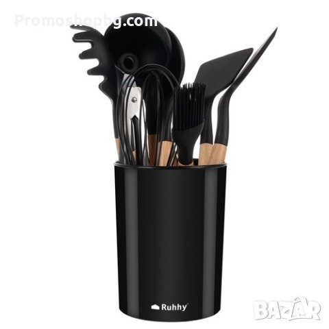 Комплект силиконови прибори за готвене Ruhhy, 12 части, снимка 6 - Други стоки за дома - 42165954