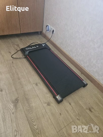 Компактна пътека за бягане с дистанционно – тиха, тънка и идеална за дом и офис , снимка 14 - Фитнес уреди - 52909004
