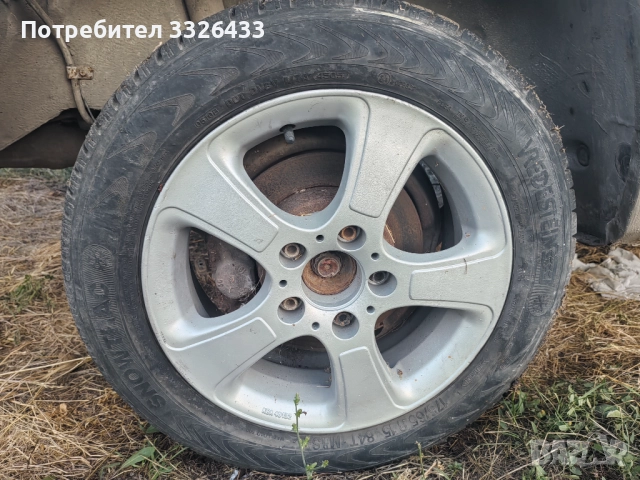 Лети джанти 15 цола от Мерцедес 190 , снимка 3 - Автомобили и джипове - 52074330