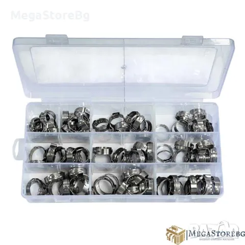 Скоби за маркуч 100бр.