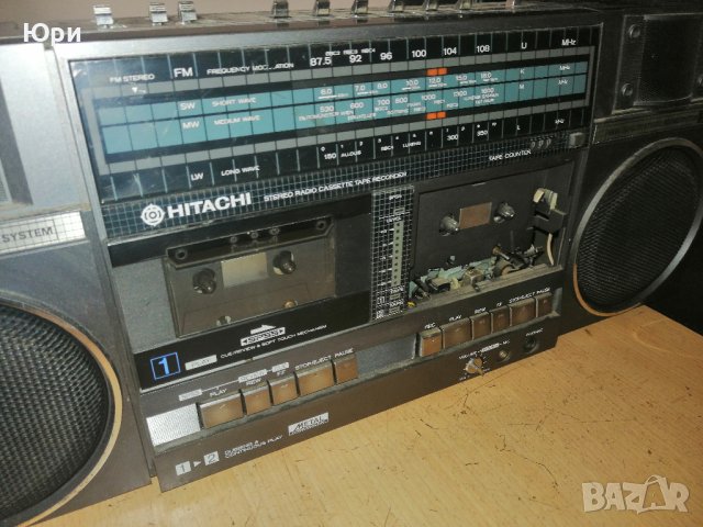 Продавам двукасетъчен касетофон HITACHI TRK-W55E, снимка 4 - Радиокасетофони, транзистори - 41019585