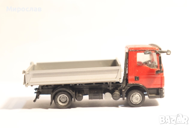 HERPA H0 1/87 MAN САМОСВАЛ КАМИОН МОДЕЛ, снимка 3 - Колекции - 52864889