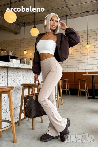 Дамски оформящи разкроени панталони Dream Fit Regular, 2цвята , снимка 10 - Панталони - 53758440