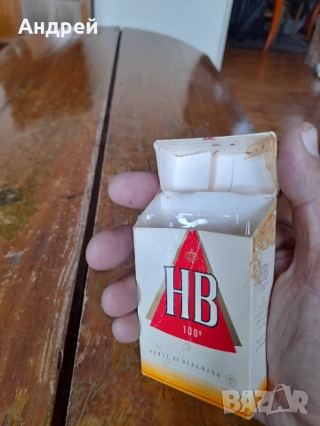 Кутия от цигари HB, снимка 7 - Колекции - 52940576