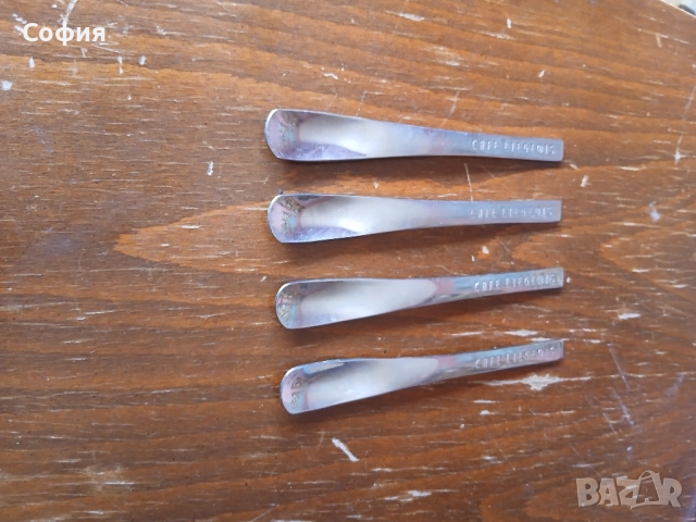 оригинални лъжички за кафе 4 броя, снимка 3 - Прибори за хранене, готвене и сервиране - 52231992