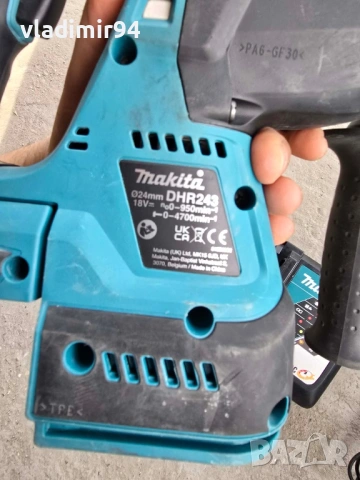 Makita DHR243 Безчетков перфоратор, снимка 4 - Перфоратори - 53761542