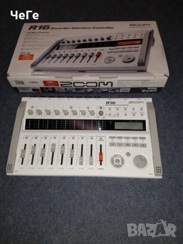 Zoom R16 Multi-Track Tabletop Recorder, Interface, Controller, 8 XLR Combo Inputs, 16 Tracks, USB, снимка 1 - Други - 34659618