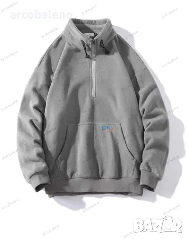 Мъжки свободен, ежедневен моден суичър, 4цвята , снимка 8 - Суичъри - 47918818