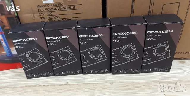  Екшан камера Apexcam X60 Pro, 4K, 60FPS, 2" LCD, Wi-Fi, , снимка 10 - Камери - 49817940
