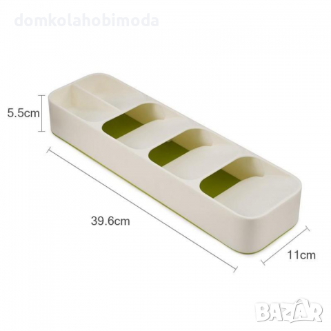 Органайзер за прибори, 11x39x5,5 см, Наличен в два цвята, снимка 5 - Прибори за хранене, готвене и сервиране - 35667500