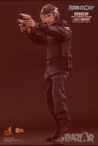 Хот Тойс 2в1-Hot Toys MMS266 -Robocop Battle Damaged Version & Alex Murphy new,sealed , снимка 3 - Колекции - 55963481
