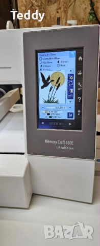 Janome MC 550E Limited Edition , снимка 4 - Шевни машини - 51982755