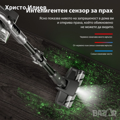 Вертикална прахосмукачка JIMMY H8 Flex, снимка 7 - Прахосмукачки - 52464327