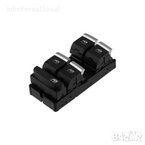 Бутон ключ за ел.стъкла, Audi A4, A5, Q5, Q7, RS4, RS5, Хром, единиче…