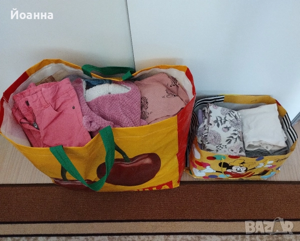 Подарявам дрешки за момиче размер от 80 до 92