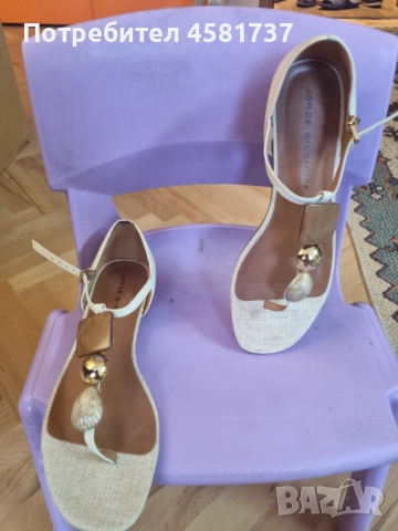 Елегантни ниски сандали Jorge Bishoff, размер 39