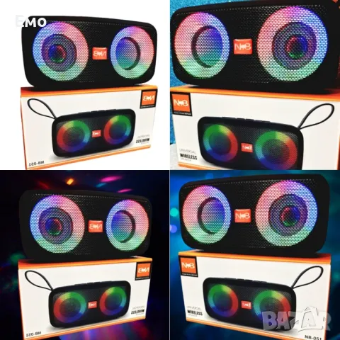NB051, Bluetooth - Безжичен високоговорител - RGB Light