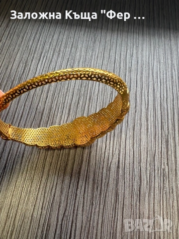 Златна гривна 14к, снимка 5 - Гривни - 53427591