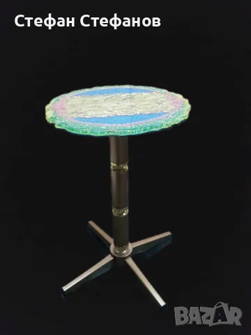 Декоративна масичка с епоксидна смола