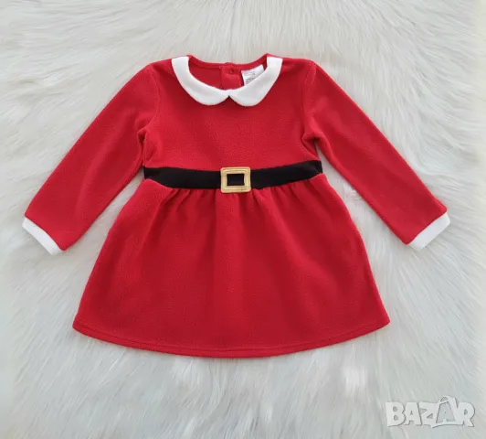 Детска Коледна рокля H&M 18-24 месеца , снимка 8 - Бебешки рокли - 47650356